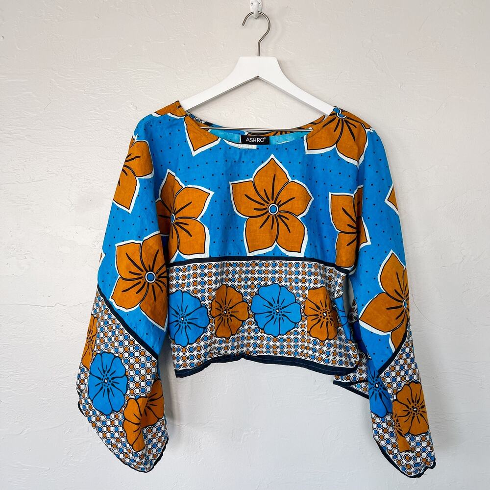 Ashro Bright Floral Blouse Medium